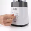 Blender stołowy Czarny & Decker BXJB500E — dzbanek szklany 1,5 l, 500 W, 2 prędkości, puls, kruszenie lodu