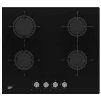 Beko HILG 64220 S płyta grzewcza Czarny Do zabudowy Gaz 4 strefa(y)