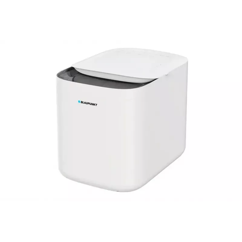 Przenośna kostkarka do lodu BLAUPUNKT IMB601 — 15 kg/24h, zbiornik 2 L, panel dotykowy, 150 W, kompaktowa (280×400×334 mm)
