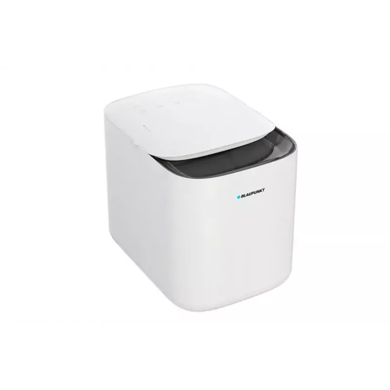 Przenośna kostkarka do lodu BLAUPUNKT IMB601 — 15 kg/24h, zbiornik 2 L, panel dotykowy, 150 W, kompaktowa (280×400×334 mm)