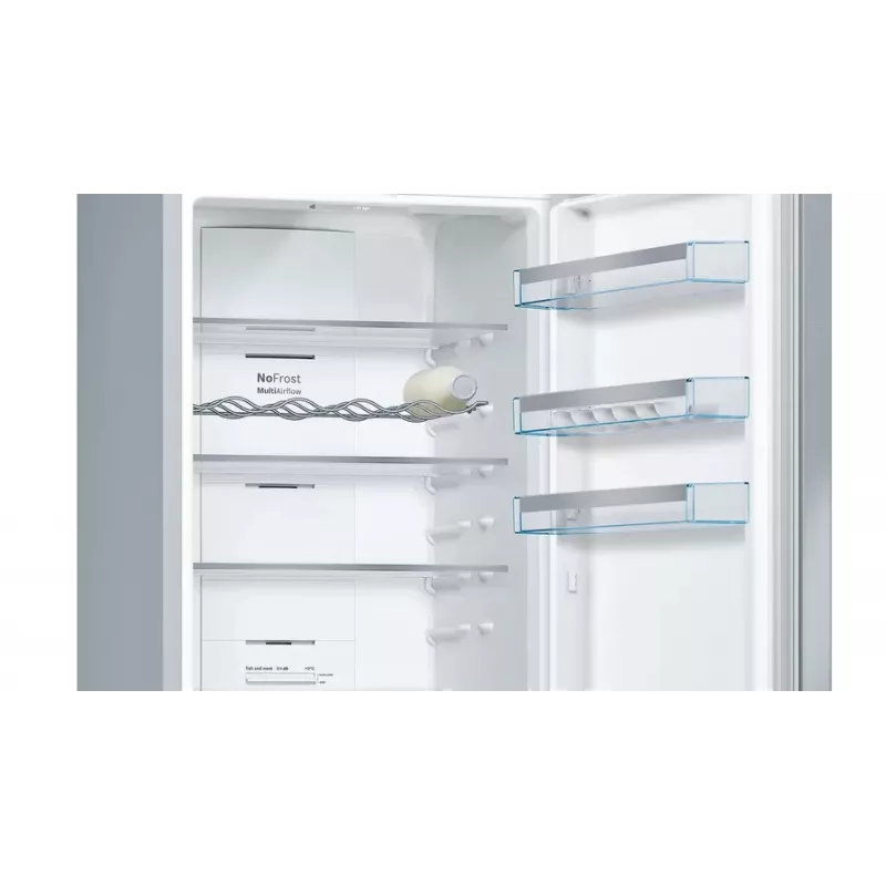 Lodówka wolnostojąca Bosch Serie 4 KGN397IEQ 368 L stal nierdzewna