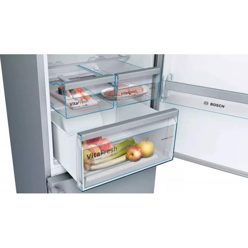 Lodówka wolnostojąca Bosch Serie 4 KGN397IEQ 368 L stal nierdzewna