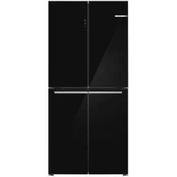Bosch Serie 4 KMC85LBEA lodówko-zamrażarka, wolnostojąca, 547 l, czarna