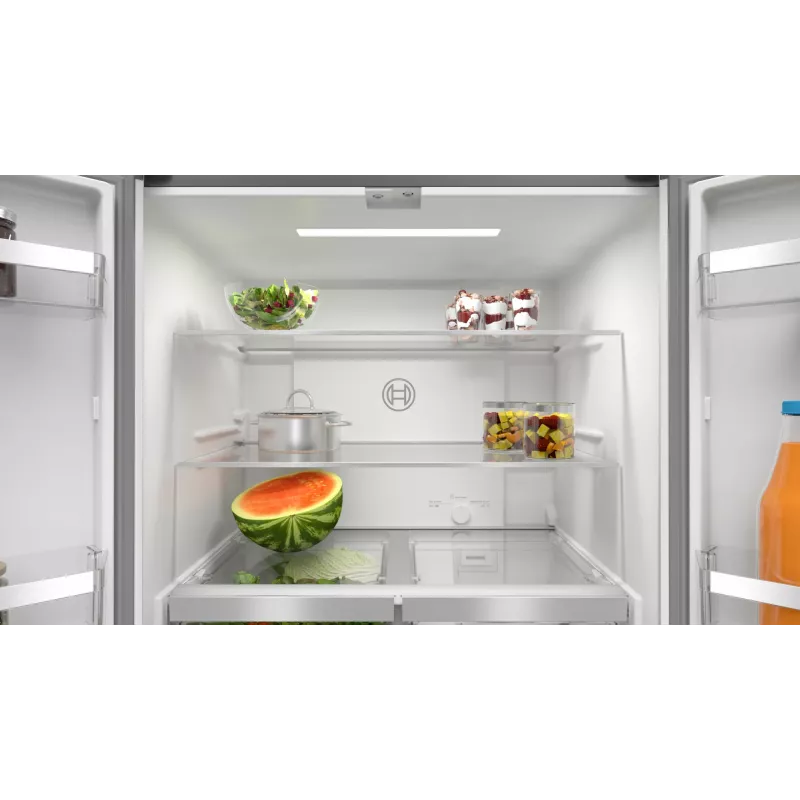 Bosch Serie 4 KMC85LBEA lodówko-zamrażarka, wolnostojąca, 547 l, czarna