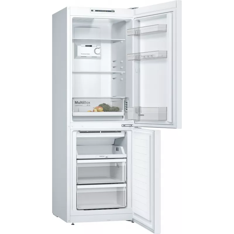 Bosch Serie 2 KGN33NWEB Chłodziarko-zamrażarka wolnostojąca 282 L Biała