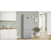 Wolnostojąca lodówko-zamrażarka Bosch Serie 4 KGN497LDF — 440 L pojemności całkowitej, 311 L chłodziarka + 129 L zamrażarka, NoFrost, wyświetlacz LED, stal nierdzewna