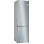 Wolnostojąca lodówka Bosch Serie 4 KGN39VIBT, łącznie 363 L (chłodziarka 260 L / zamrażalnik 103 L), stal nierdzewna, NoFrost, 203 cm