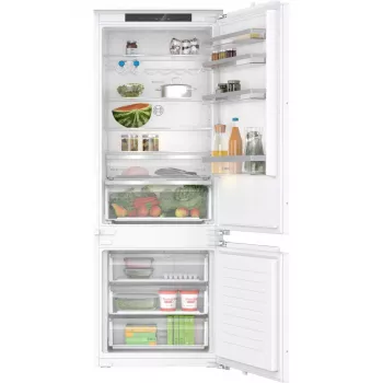 Zabudowana lodówko-zamrażarka Bosch Serie 4 KBN96VFE0, 383 L całkowita, lodówka 285 L / zamrażarka 98 L, dolny zamrażalnik, drzwi odwracalne, biały
