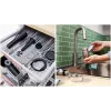 Maszynka do mięsa Bosch Serie 4 MFWS440B 1900 W, czarna, srebrna