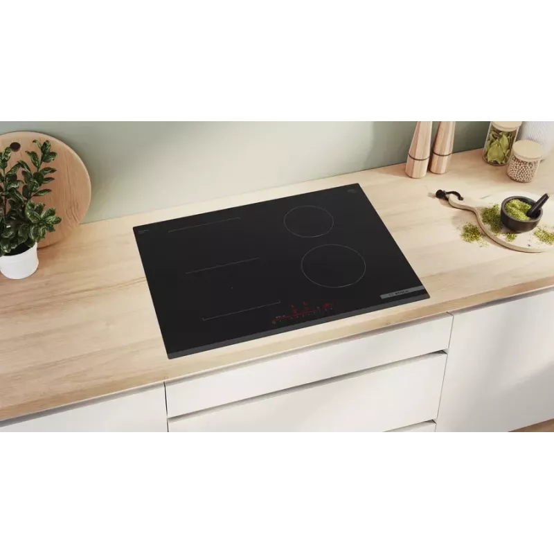 Bosch Serie 6 PVS731HB1E płyta grzewcza Czarny Do zabudowy 70 cm Strefowa płyta indukcyjna 4 strefa(y)