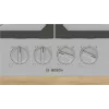 Wbudowana płyta gazowa Bosch PCH6A5I90 — 60 cm, stal nierdzewna, 4 strefy gazowe + 1 wok, Flame Select, żeliwne ruszty