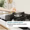 Wbudowana płyta gazowa Bosch PCH6A5I90 — 60 cm, stal nierdzewna, 4 strefy gazowe + 1 wok, Flame Select, żeliwne ruszty