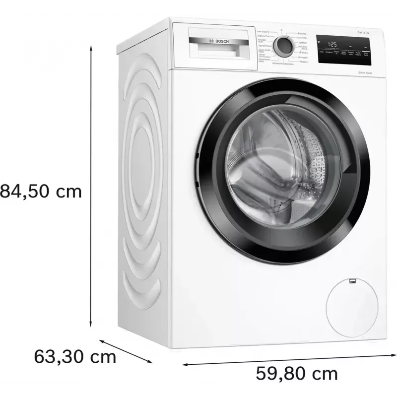 Pralka Bosch WAN2827FPL ładowana od przodu 7 kg 1200 obr./min A+++ biała wyświetlacz LED 598×845×590 mm