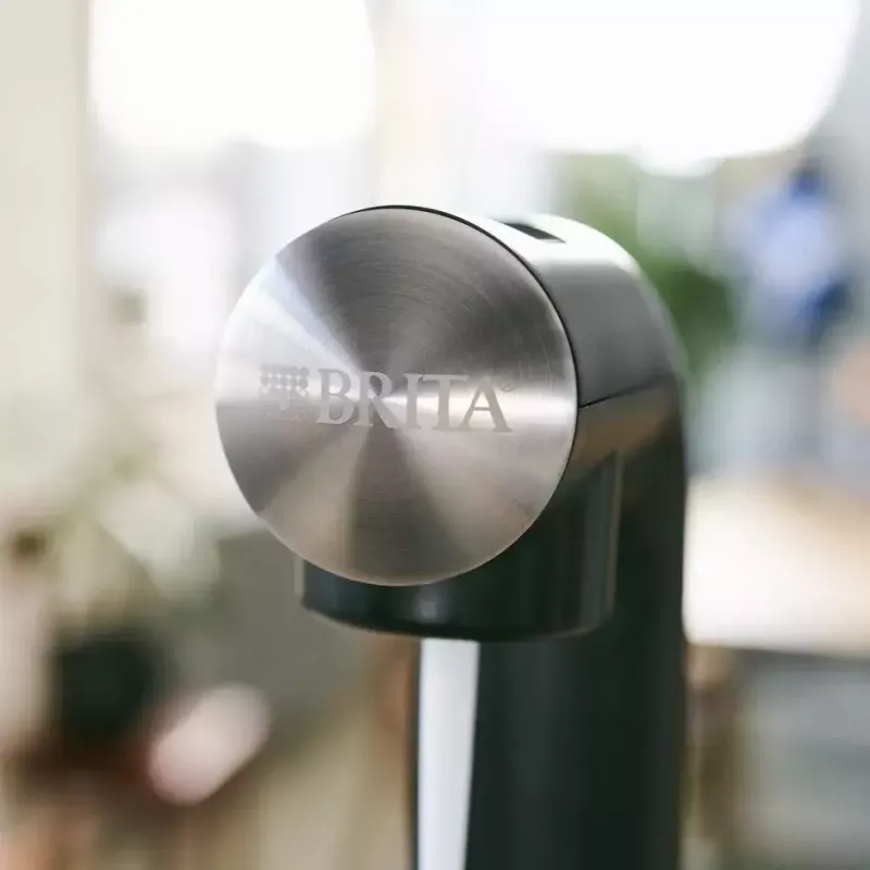 Saturator BRITA sodaONE Czarny Srebrny — saturator, wydajność 60 L, bez BPA, 450×129×240 mm