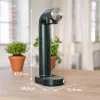 Saturator BRITA sodaONE Czarny Srebrny — saturator, wydajność 60 L, bez BPA, 450×129×240 mm