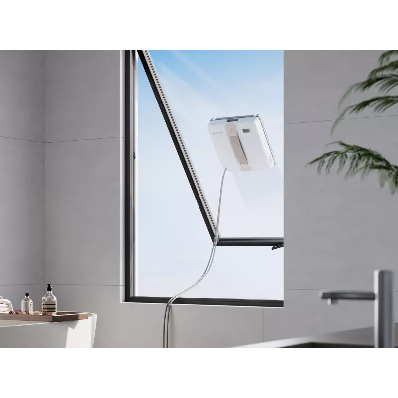Robot do mycia okien Ecovacs Winbot Mini — bateria 3000 mAh, ssanie 7500 Pa, zbiornik na wodę 0,06 L, silnik bezszczotkowy, obsługa aplikacji