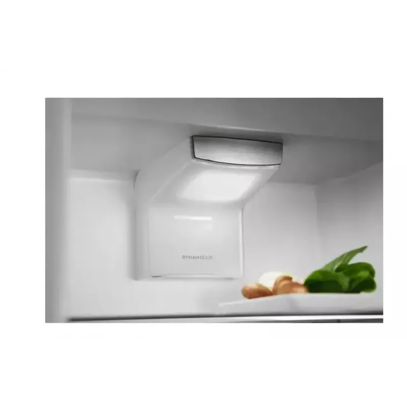 Wbudowana lodówko-zamrażarka Electrolux ENS6TE19S, 274 l, zamrażarka na górze, chłodzenie wentylowane, sterowanie dotykowe, drzwi odwracalne, wyświetlacz LED, biała