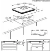 Electrolux EIS62443 Czarny Built-in 60 cm Zone induction hob 4 zone(s)