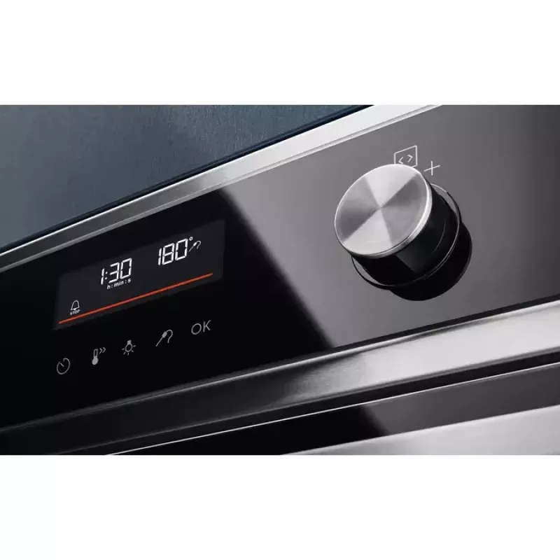 Piekarnik elektryczny do zabudowy Electrolux EOC6H76X — 72 l, termoobieg, grill, para, timer cyfrowy