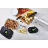 Zgrzewarka próżniowa FoodSaver VS0100X — sterowanie obrotowe, zawiera rolkę i 4 worki próżniowe, srebrno-biała