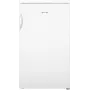 Wolnostojąca lodówka Gorenje R492PW — 133 L, biała, drzwi odwracalne, oświetlenie LED, sterowanie obrotowe