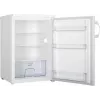 Wolnostojąca lodówka Gorenje R492PW — 133 L, biała, drzwi odwracalne, oświetlenie LED, sterowanie obrotowe