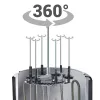 Grill kontaktowy HEINRICH'S HDG 8687 — 1400 W, okrągły, czarny, 250×360 mm