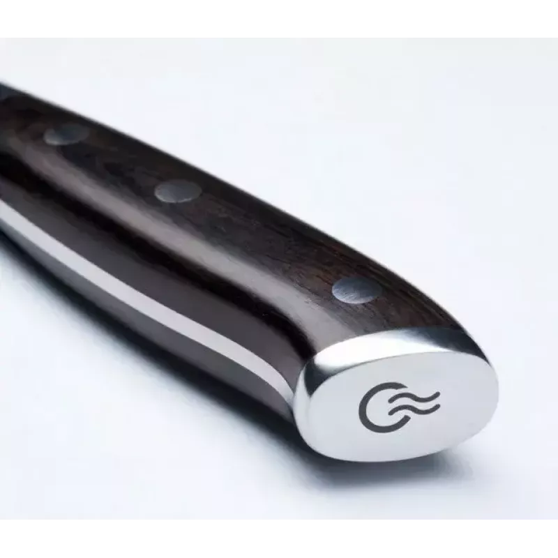 Tasak KOHERSEN Elegance Ebony Wood ze stali damasceńskiej 16,5 cm, 60 HRC, rękojeść 13 cm, 335 g