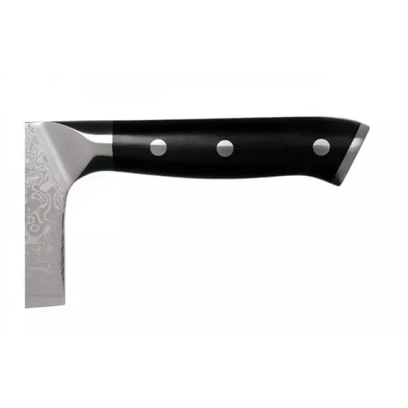 Tasak KOHERSEN Elegance Ebony Wood ze stali damasceńskiej 16,5 cm, 60 HRC, rękojeść 13 cm, 335 g