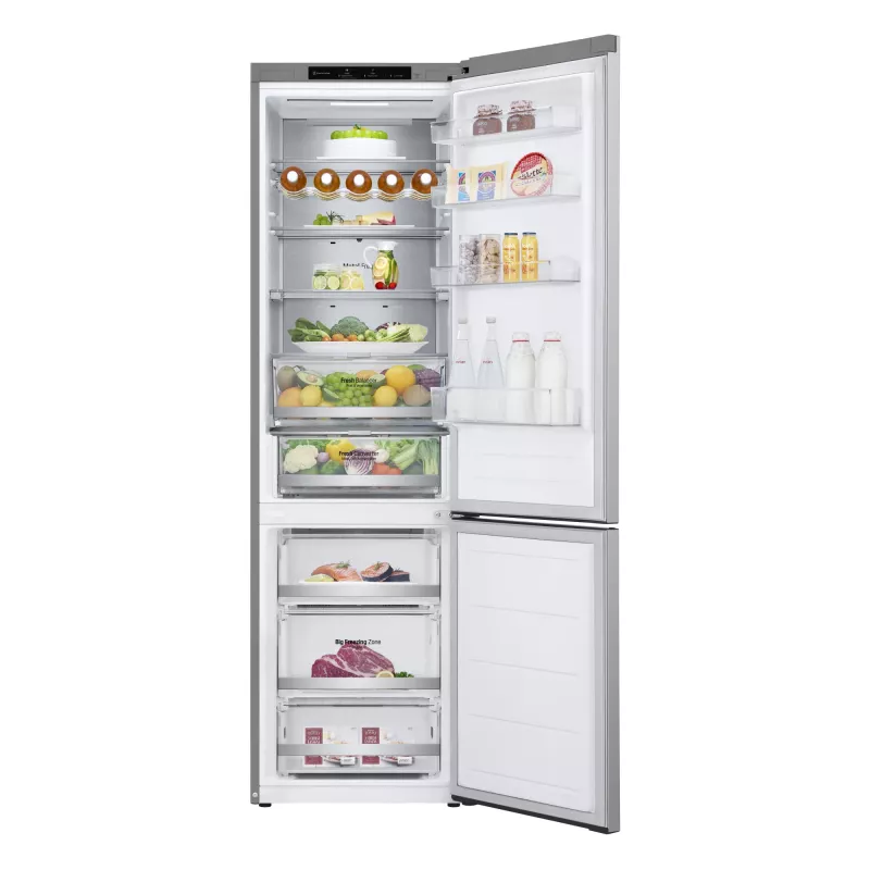LG GBV7280DPY.APYQEUR lodówko-zamrażarka wolnostojąca 387 l srebrna