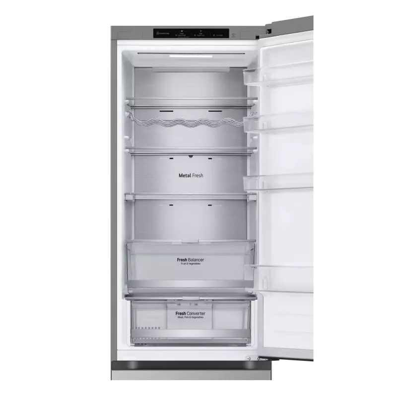 LG GBV7280DPY.APYQEUR lodówko-zamrażarka wolnostojąca 387 l srebrna
