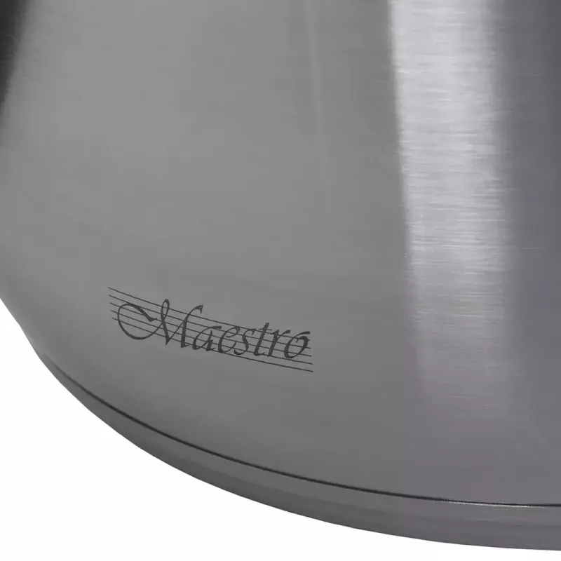 Zestaw garnków Maestro MR-2021 — 9-częściowy ze stali nierdzewnej, kompatybilny z indukcją, grubość ścianki 0,6 mm, z pokrywkami