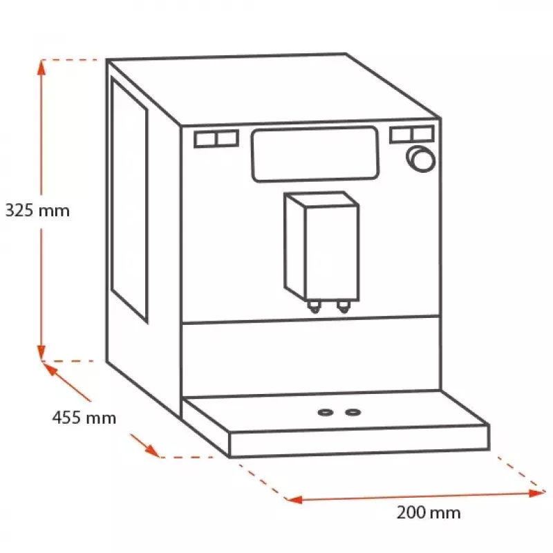 Ekspres do kawy MELITTA SOLO E950-766, zbiornik na wodę 1,2 l, wbudowany młynek, 1400 W, srebrny
