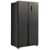 Side-by-side refrigerator MPM MPM-563-SBS-14/N — 532 L total, 347 L fridge, 185 L freezer, stainless steel