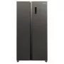 Side-by-side refrigerator MPM MPM-563-SBS-14/N — 532 L total, 347 L fridge, 185 L freezer, stainless steel