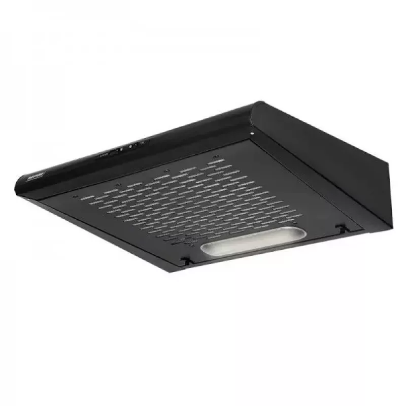 Okap podszafkowy MPM MPM-51-PX-72 Czarny, 500 mm, 175 m³/h, 3 prędkości, aluminiowy filtr przeciwtłuszczowy