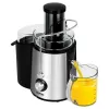 Wyciskarka wirnikowa MPM MSO-18-M, silnik 1000 W, pojemnik na sok 1 L, regulacja 2-stopniowa, stal nierdzewna, czarny/srebrny