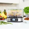 Suszarka do żywności MPM MSG-12 dehydrator, 6 tac, 380 W, 35–75 °C, timer 0,5–36 h, obudowa ze stali nierdzewnej