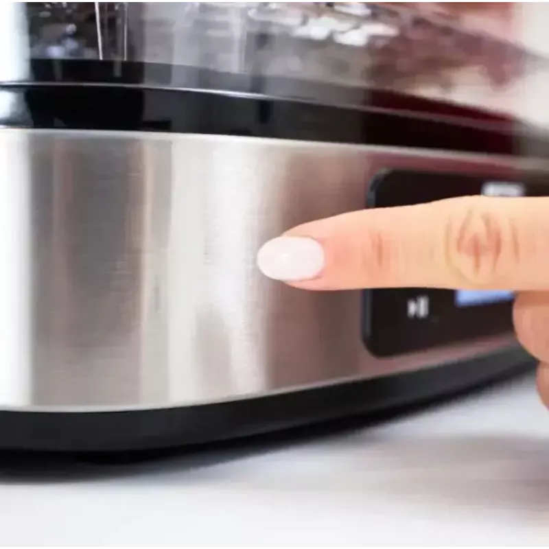 Suszarka do żywności MPM MSG-12 dehydrator, 6 tac, 380 W, 35–75 °C, timer 0,5–36 h, obudowa ze stali nierdzewnej