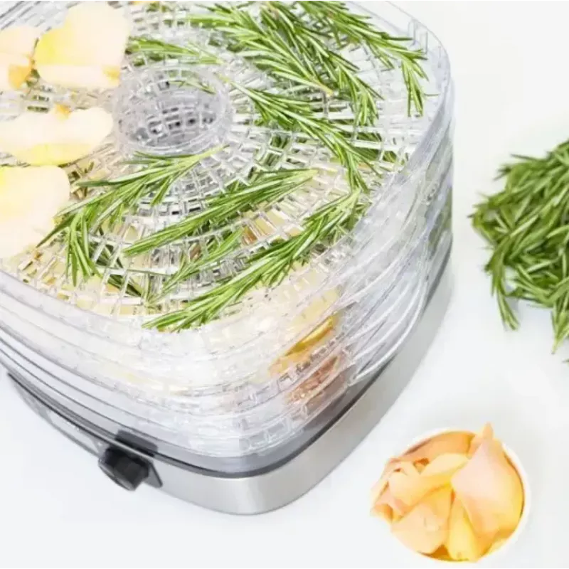Suszarka do żywności MPM MSG-12 dehydrator, 6 tac, 380 W, 35–75 °C, timer 0,5–36 h, obudowa ze stali nierdzewnej