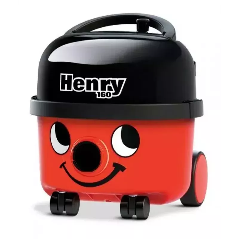 Odkurzacz beczkowy NUMATIC Henry Compact HVR160 — worek na kurz 6 L, 620 W, czyszczenie na sucho, rura ze stali nierdzewnej, przewód 10 m