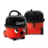 Odkurzacz cylindryczny NUMATIC HENRY HVR200-11 — worek na kurz 9 l, 620 W, HEPA 11, przewód 10 m, czerwony