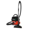 Odkurzacz cylindryczny NUMATIC HENRY HVR200-11 — worek na kurz 9 l, 620 W, HEPA 11, przewód 10 m, czerwony