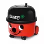 Odkurzacz cylindryczny NUMATIC HENRY HVR200-11 — worek na kurz 9 l, 620 W, HEPA 11, przewód 10 m, czerwony