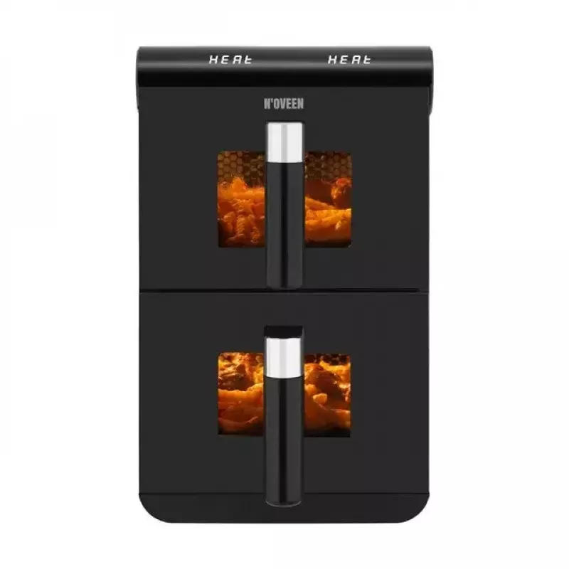 Elektryczna frytkownica powietrzna NOVEEN AF5050, pojemność 11 l, 1700 W, 13 programów, 50–200°C, cyfrowe sterowanie dotykowe