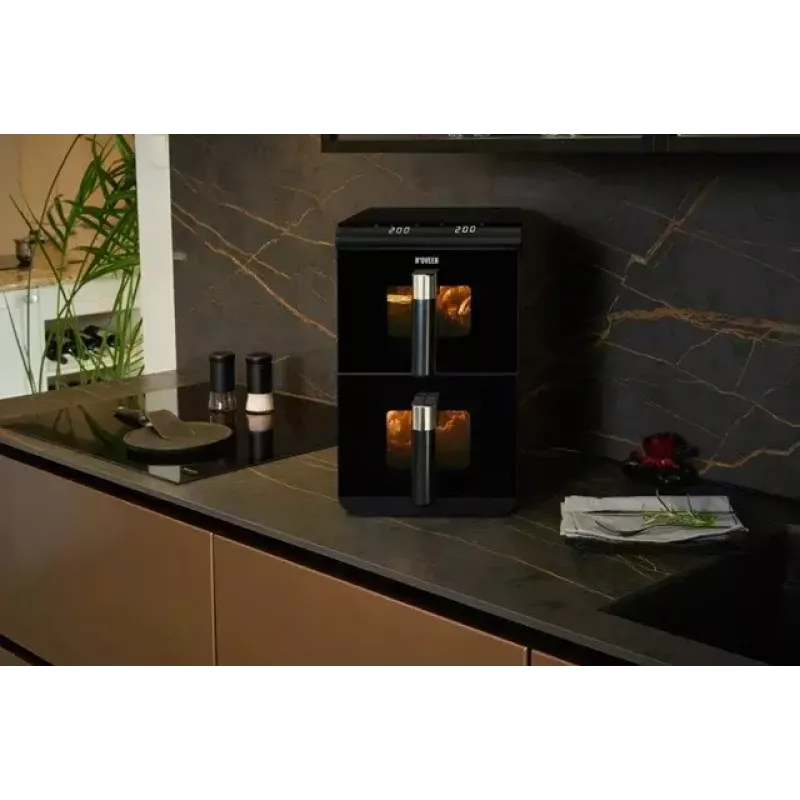 Elektryczna frytkownica powietrzna NOVEEN AF5050, pojemność 11 l, 1700 W, 13 programów, 50–200°C, cyfrowe sterowanie dotykowe