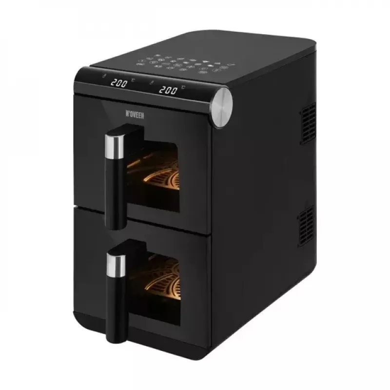 Elektryczna frytkownica powietrzna NOVEEN AF5050, pojemność 11 l, 1700 W, 13 programów, 50–200°C, cyfrowe sterowanie dotykowe