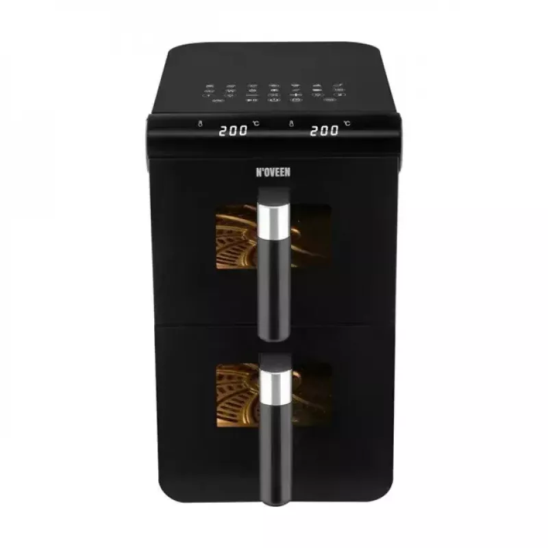 Elektryczna frytkownica powietrzna NOVEEN AF5050, pojemność 11 l, 1700 W, 13 programów, 50–200°C, cyfrowe sterowanie dotykowe