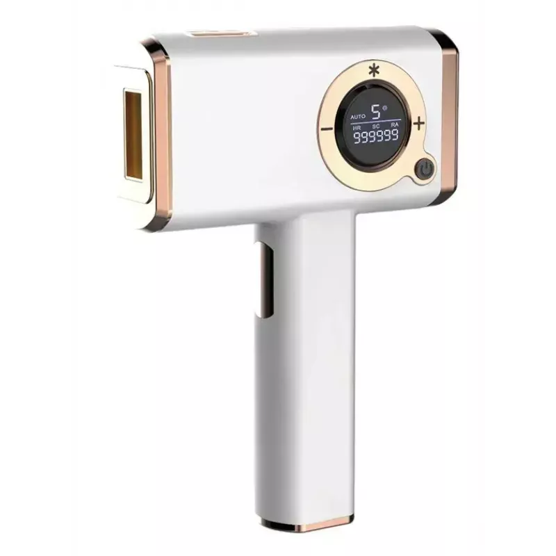 Epilator ORO-MED ORO-IPL ICE – Laserowy depilator IPL do włosów i ciała, 48 W, 3 wymienne nasadki, okulary ochronne