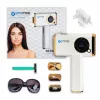 Epilator ORO-MED ORO-IPL ICE – Laserowy depilator IPL do włosów i ciała, 48 W, 3 wymienne nasadki, okulary ochronne